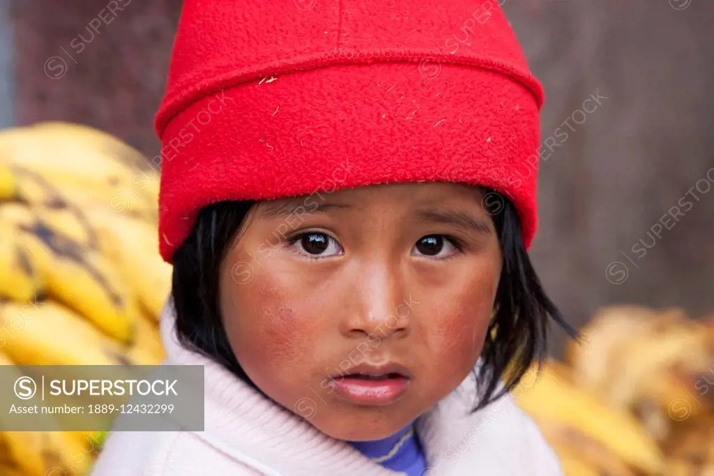 Aymara Girl, La Paz, Bolivia