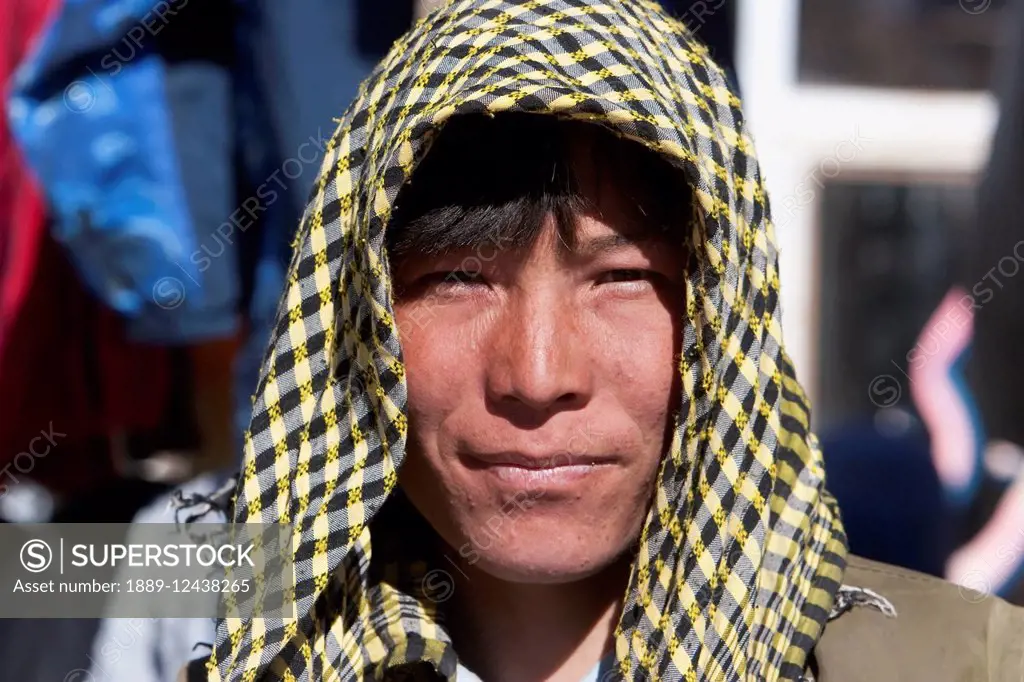 Hazara Man In Bamiyan, Bamian Province, Afghanistan