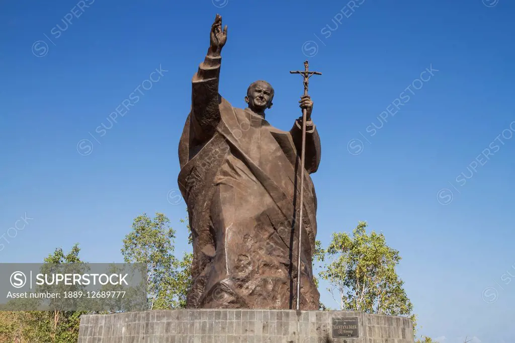 Statue of Pope John Paul II; Dili, East Timor