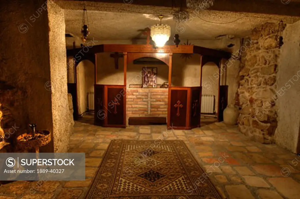 Upper Room at St Marks Church; Jerusalem, Israel