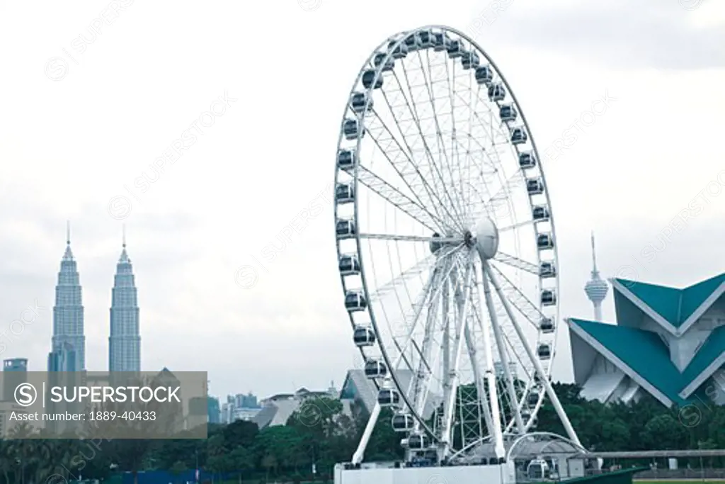 Ferris wheel in Kuala Lumpur; Malaysia Peninsula, Malaysia
