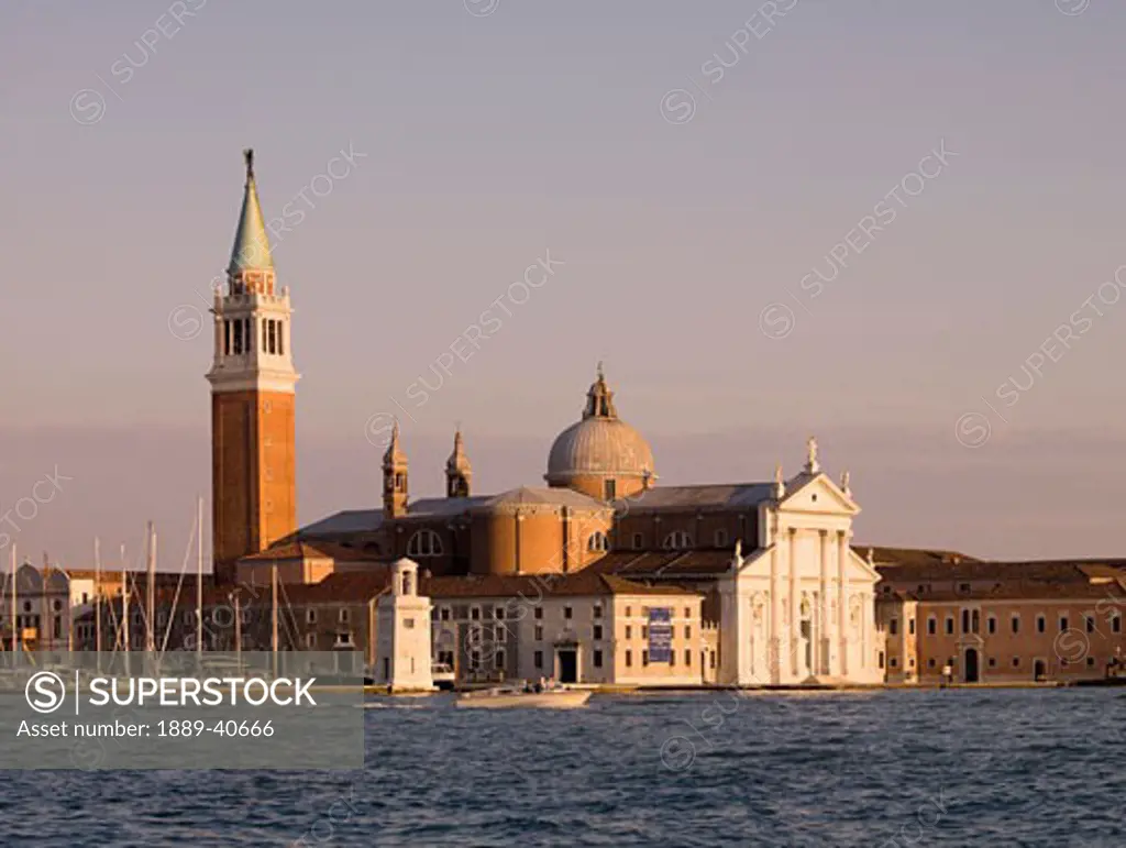 San Giorgio Maggiore Church with Grand Canal; Grand Canal, Venice, Italy