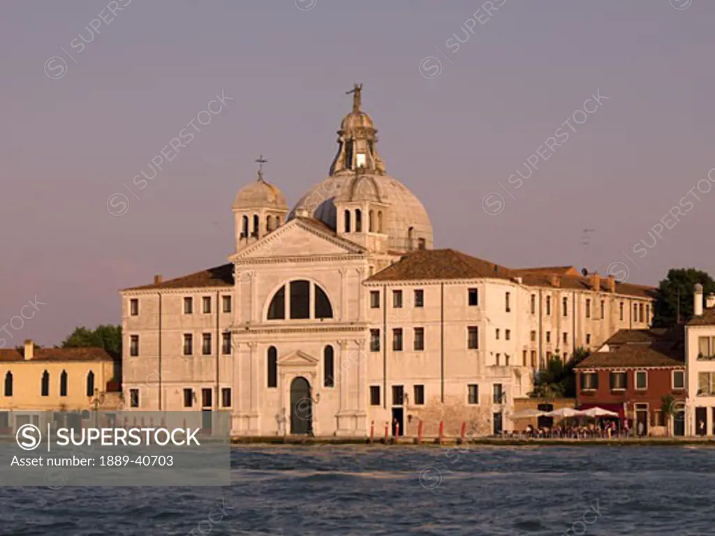 View of Santa Maria della Salute church; Venice, Italy