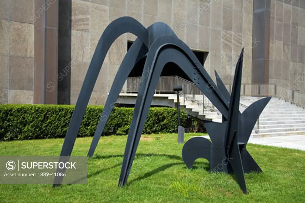 Three Arches by Alexander Calder outside Munson-Williams-Proctor Arts Institute; Utica, New York, USA