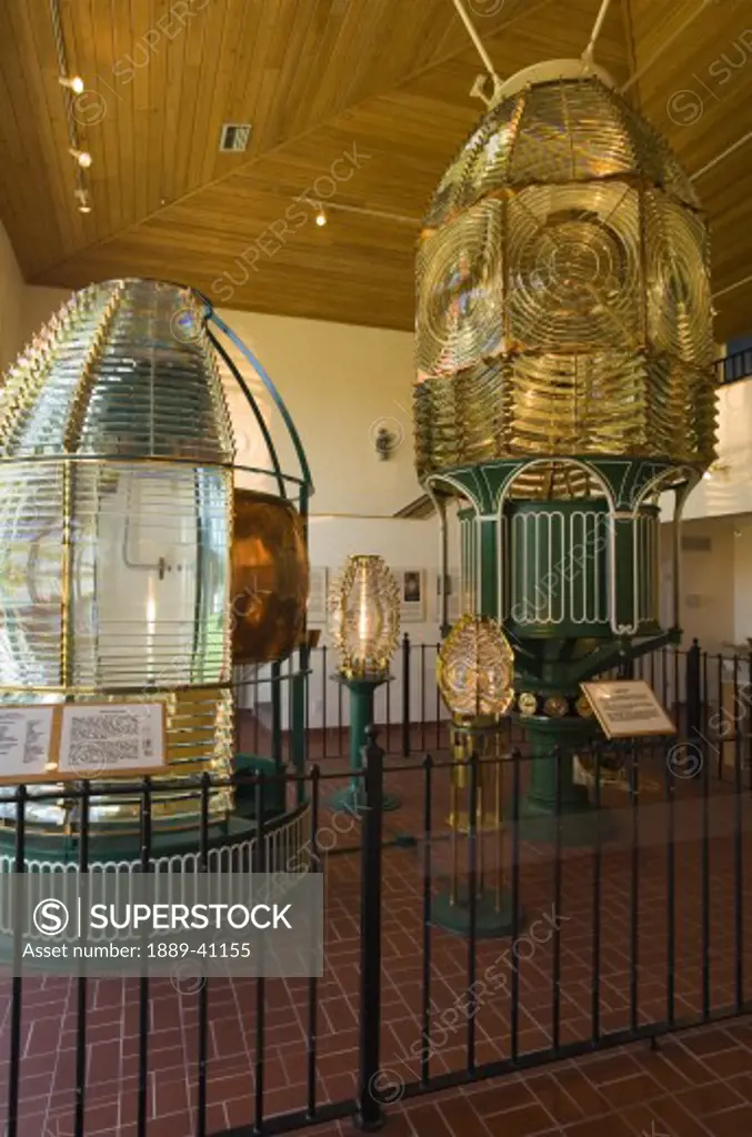 Lens Display in Ponce Inlet Lighthouse Museum; Daytona Beach, Florida, USA