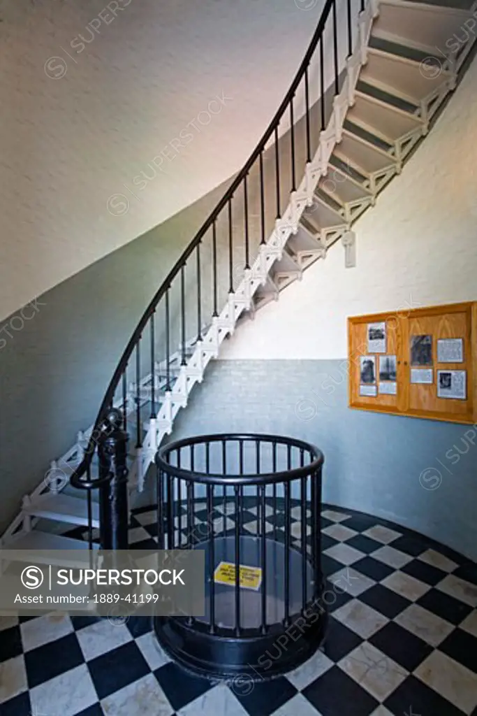 Spiral stairs in Ponce Inlet Lighthouse; Daytona Beach, Florida, USA