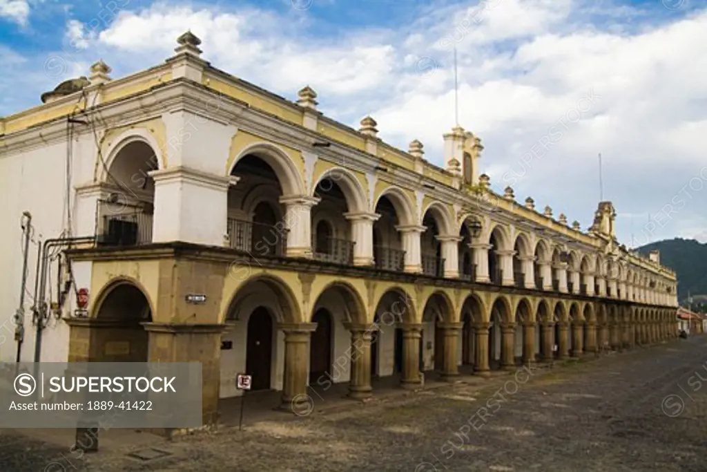 Building in colonial style; Antigua, Guatemala