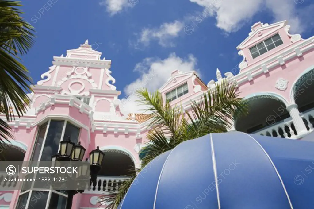 Local architecture; Royal Plaza Mall, Oranjestad, Island of Aruba, Aruba, Kingdom of the Netherlands