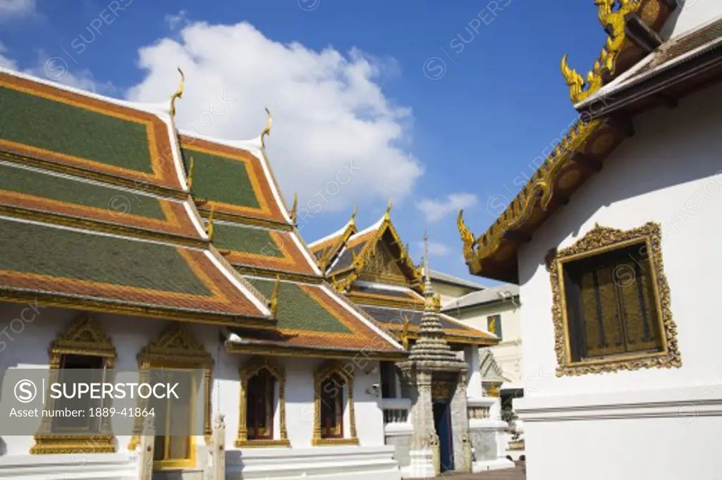 Exterior of Amarindra Winitchai Hall at Royal Grand Palace in Rattanakosin District; Bangkok, Thailand