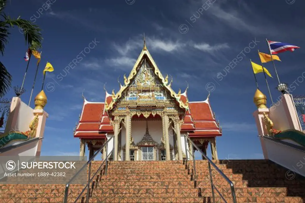 Khorat, Thailand; Southeast Asian temple exterior