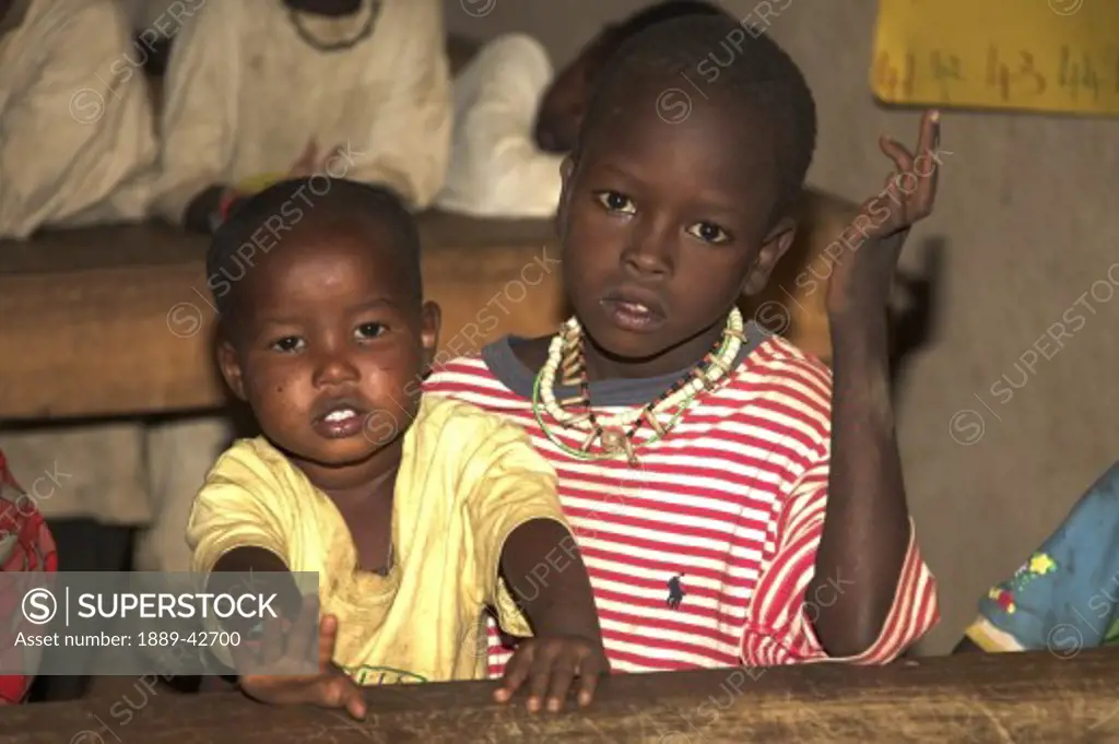 Kenya; Samburu children in school