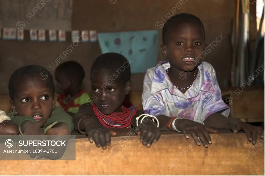 Kenya; Samburu children in school