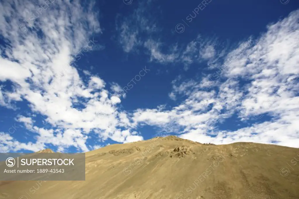 Timosgam, Ladakh, Kashmir, India; Low angle view of mountain