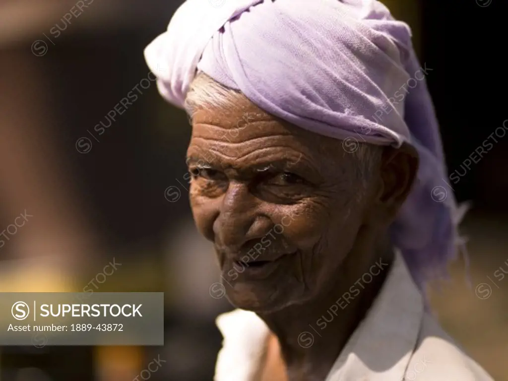 Kerala,India;Portrait of man smiling at the camera