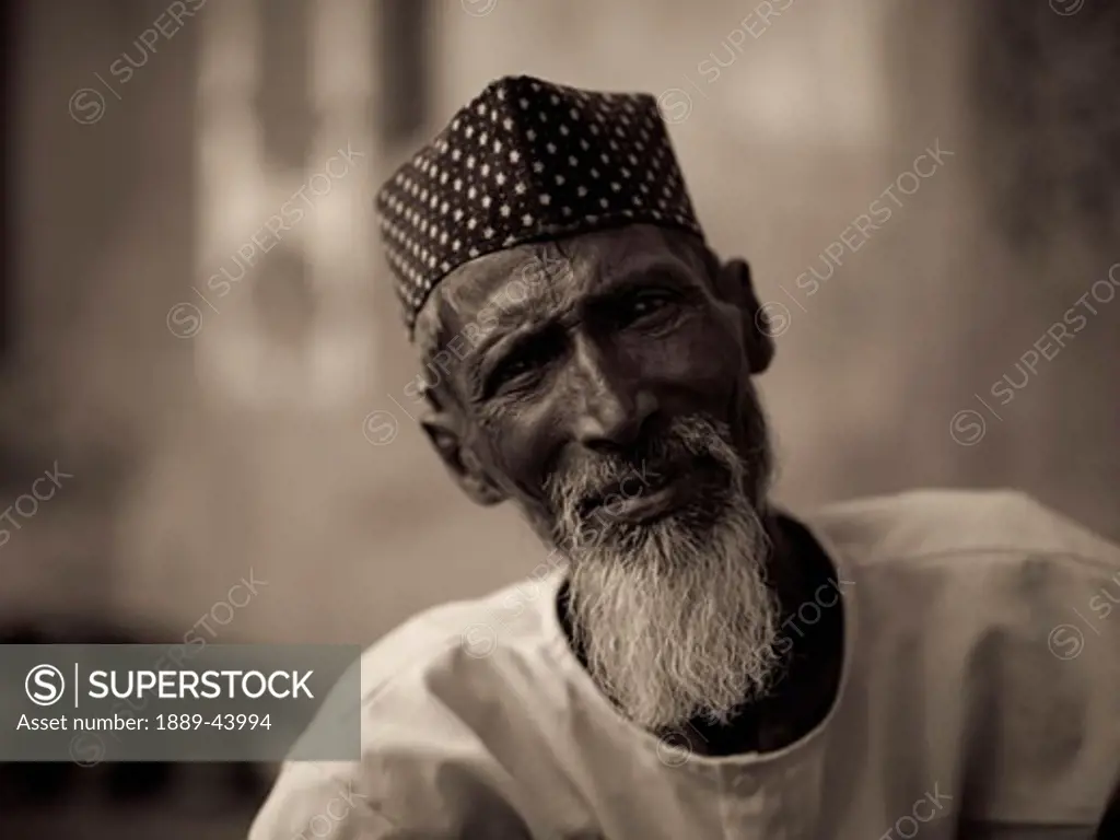 City of Victory,India;Portrait of senior man 