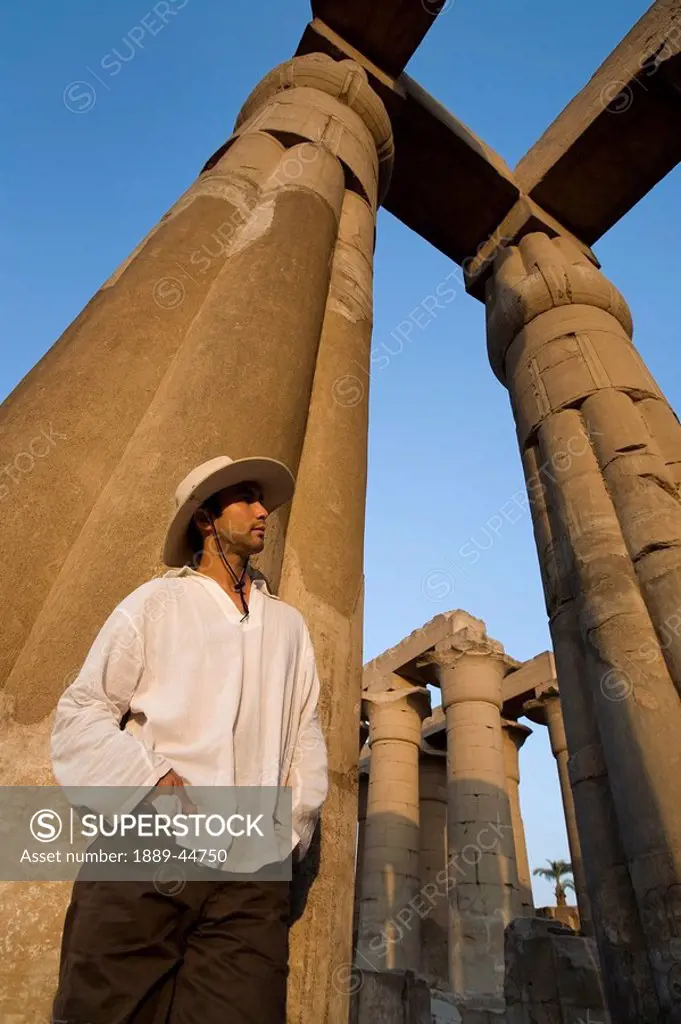 Man at Luxor Temple