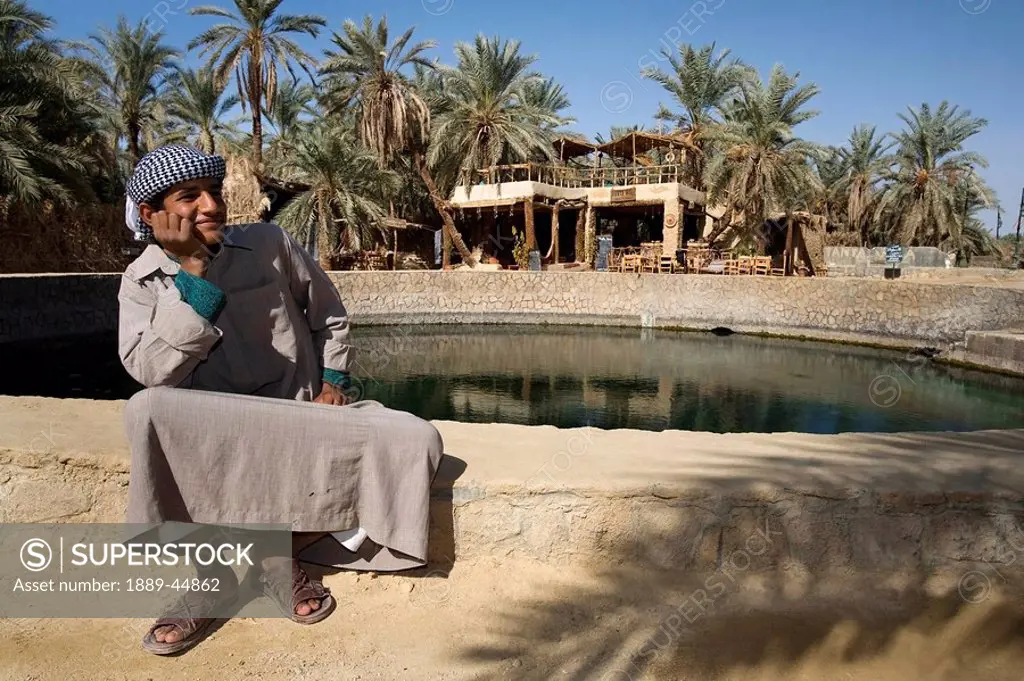 Cleopatra bath in Siwa Oasis