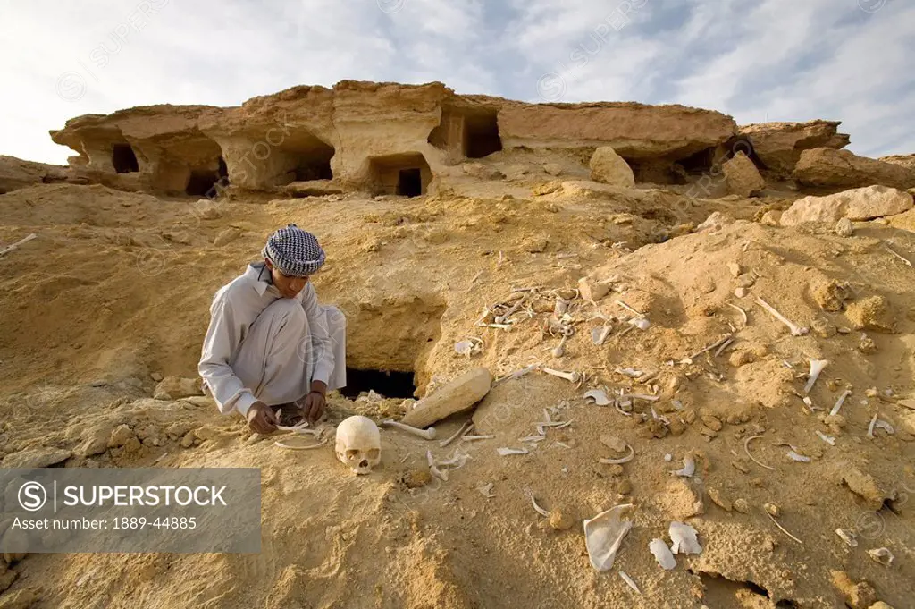 Tombs in Siwa Oasis