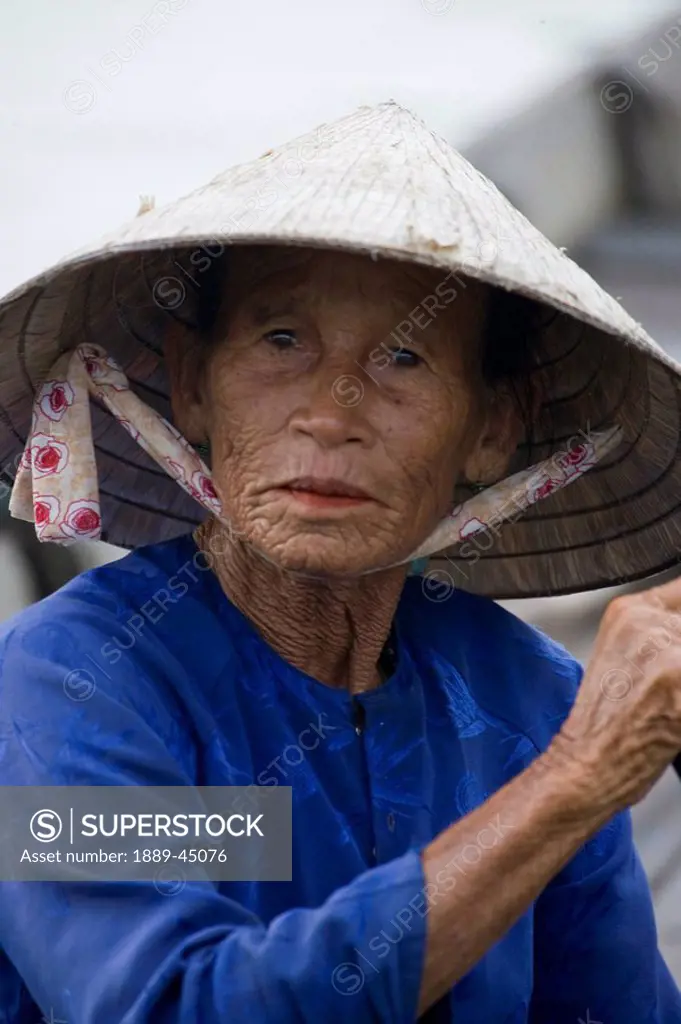 Woman outdoors in Vietnam