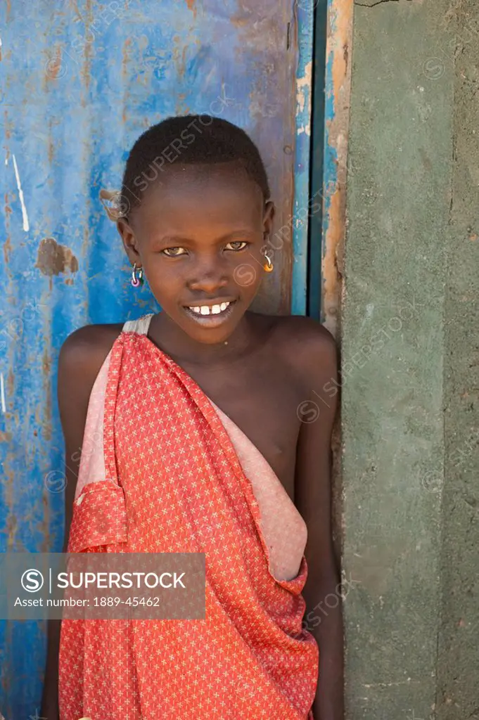 Maasai girl, Kenya, Africa