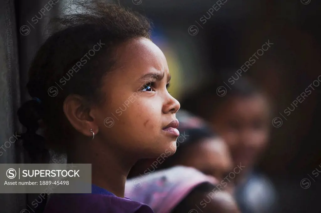 Profile of a young girl, Pokhara, Nepal