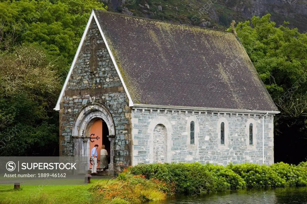 gougane barra, county cork, ireland, a church building