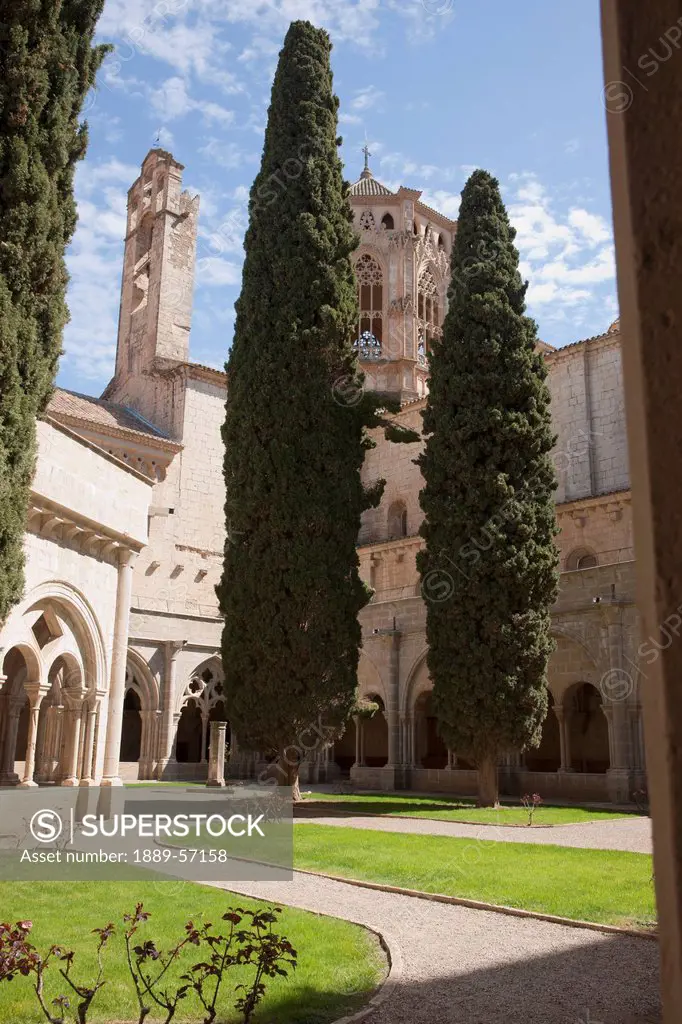 Crossing Tower Of Poblet Monastery, Poblet, Spain