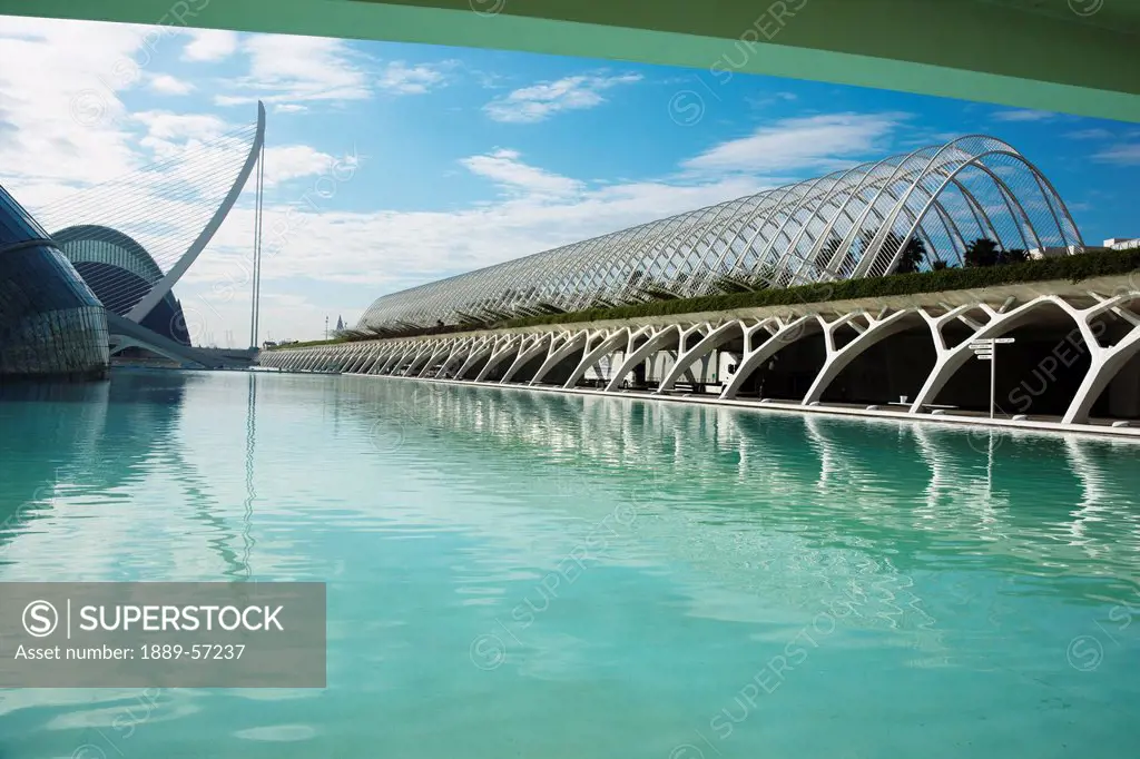 Gardens Of The L´umbracle In The City Of Arts And Sciences, Valencia, Spain