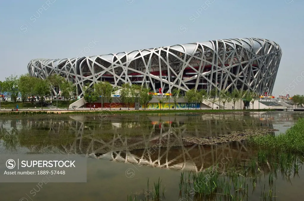 olympic stadium called the ´bird´s nest, beijing, china