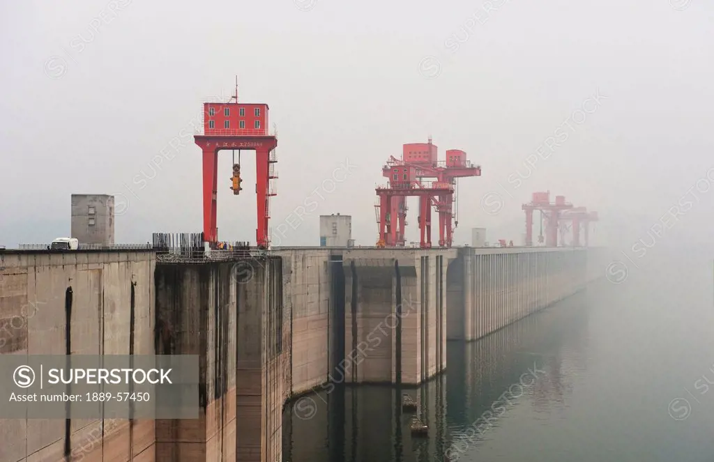 three gorges dam, yichang, hubei province, china
