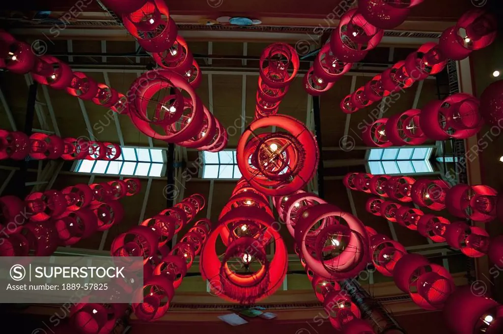Red Chinese lanterns in Thailand