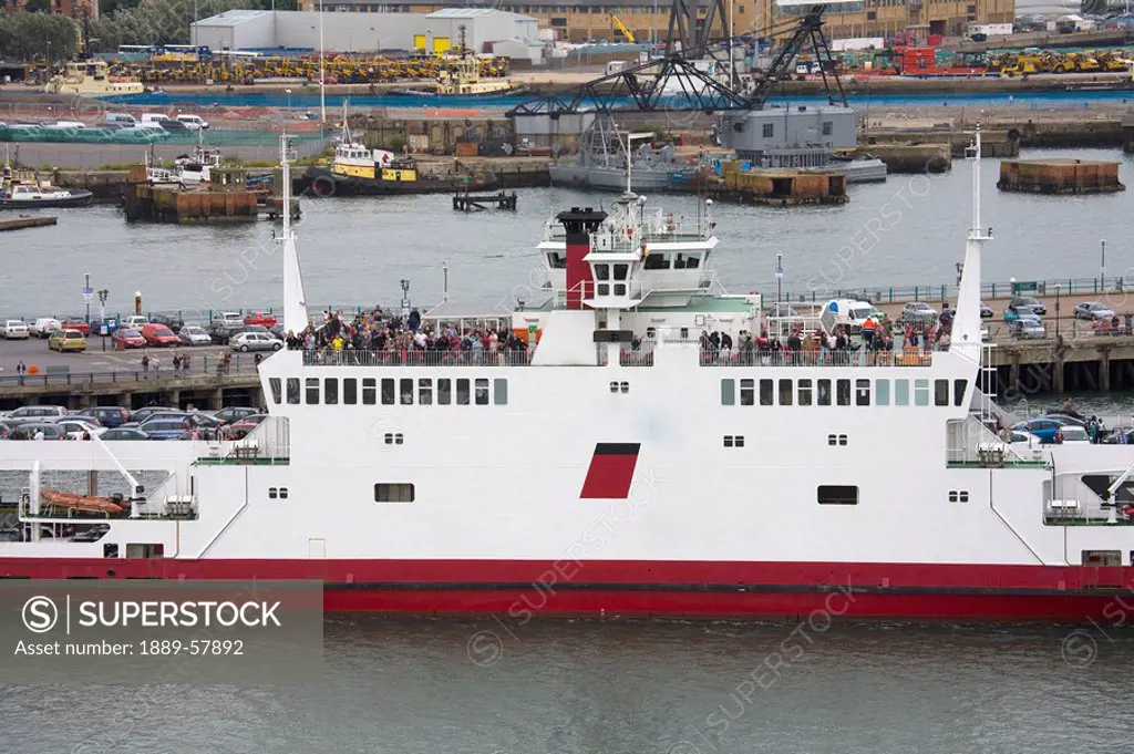 Red Funnel ferry, Southampton, Hampshire County, England