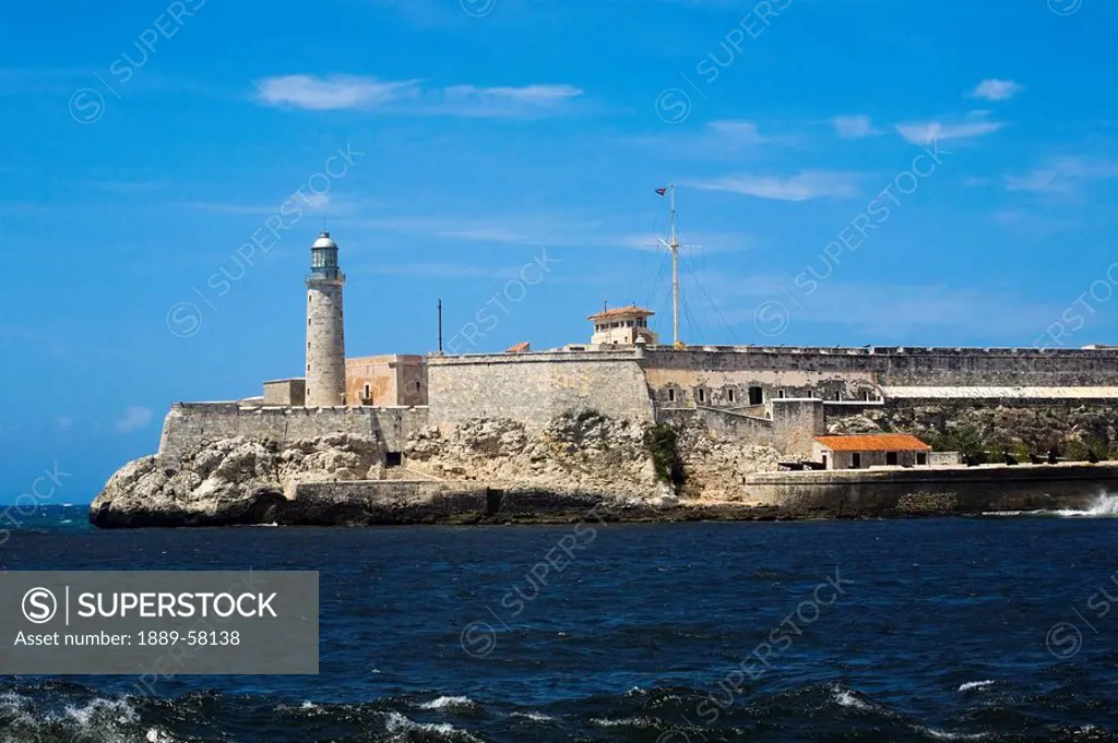 Lighthouse at Morro Castle, Havana, Cuba