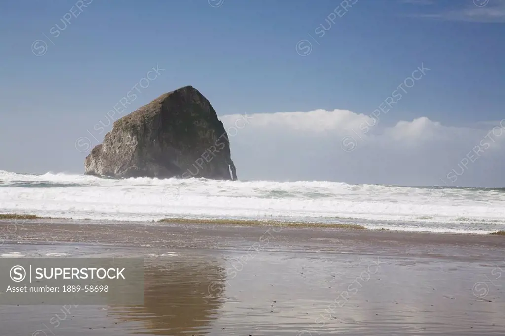 Offshore rock formation