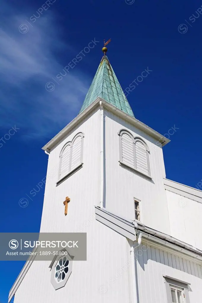Exterior of church, Honningsvag, Mageroy Island, Norway, Scandinavia
