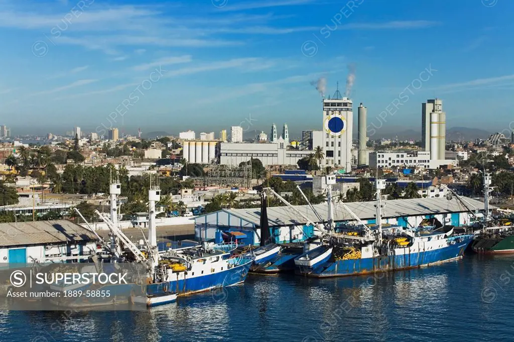 Commercial fishing boats, Mazatlan, Sinaloa, Mexico