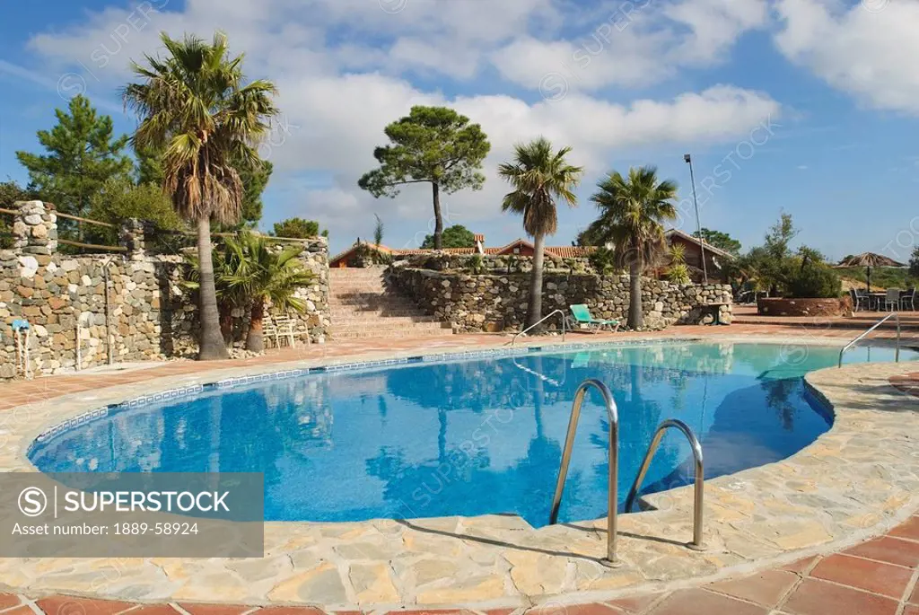 Swimming pool, Malaga, Andalucia, Spain