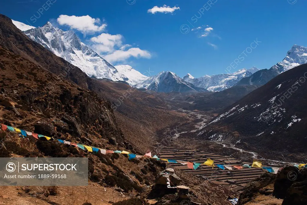 The Dingboche and Chhukung valley, Dingboche, Khumbu, Nepal