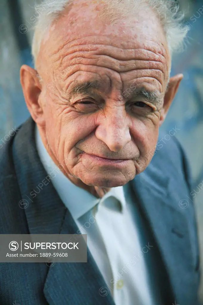 Portrait of an elderly man from Buenos Aires, Argentina