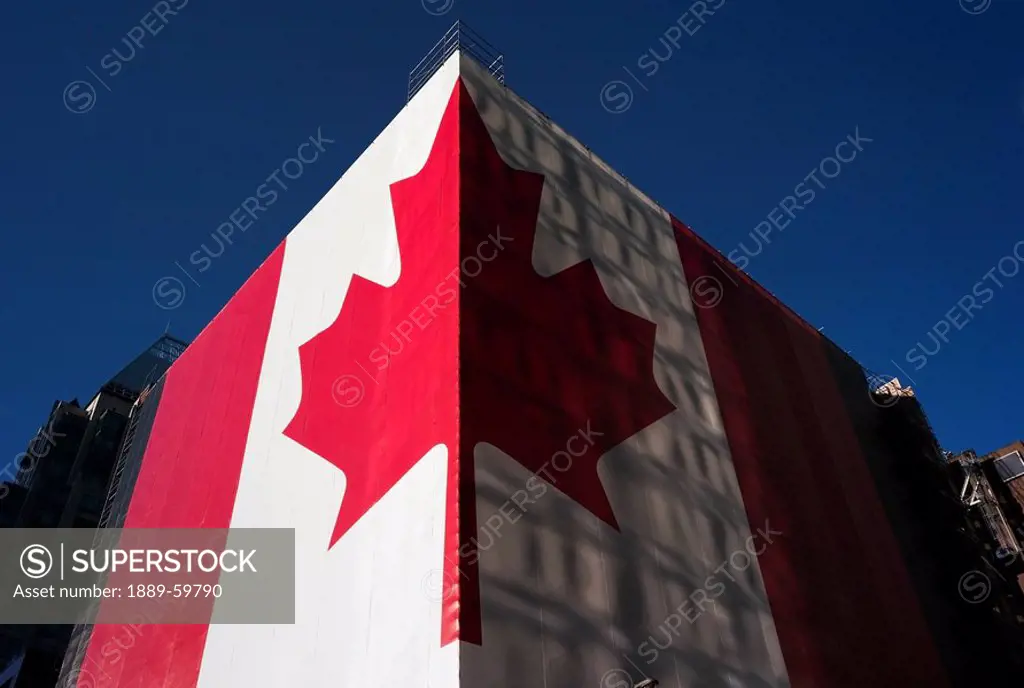 Canada flag, Vancouver, British Columbia, Canada