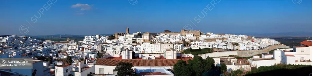 Vejer De La Frontera, Andalusia, Spain, A View Of The Old Town
