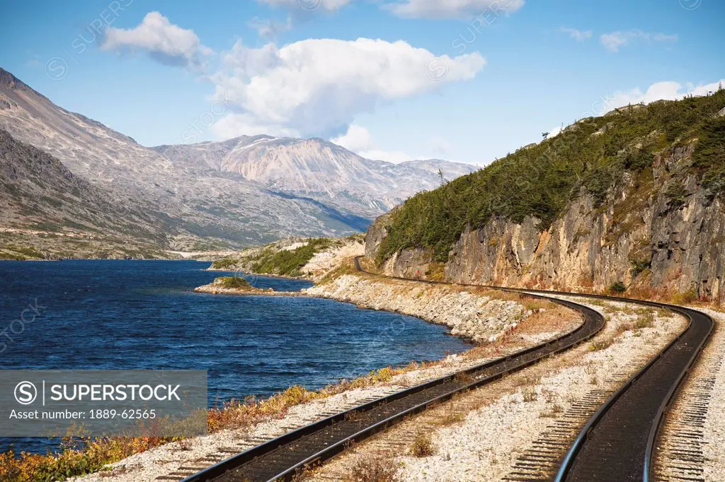 white pass & yukon route summit train tracks, skagway, alaska, united states of america