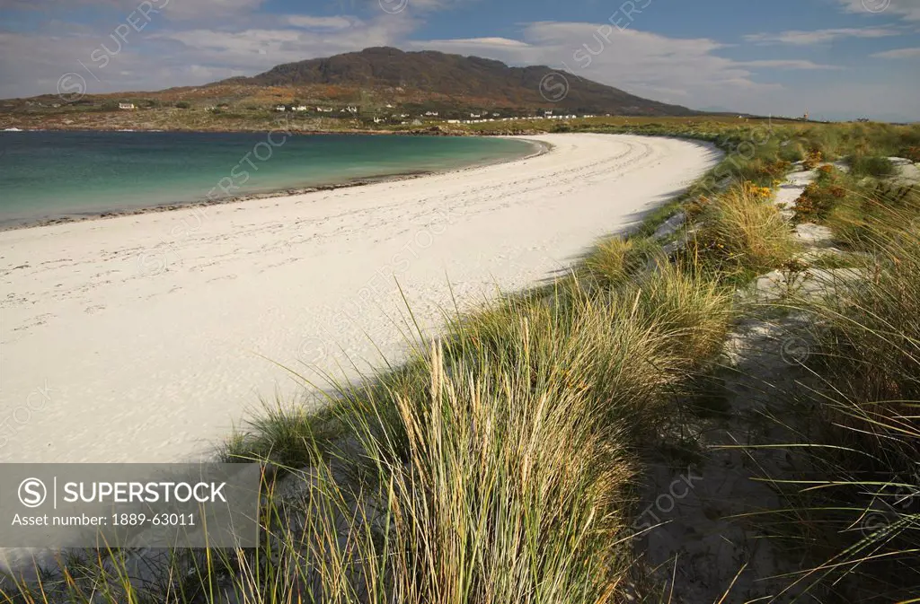 dog´s bay beach in connemara region, county galway, ireland