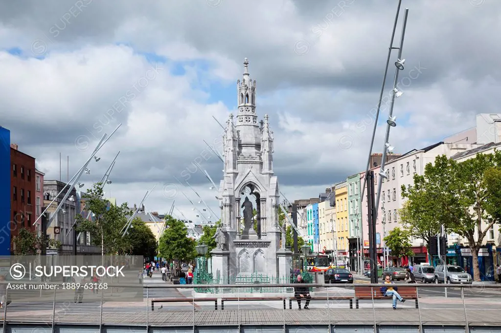 large monument at the mall, cork city, county cork, ireland