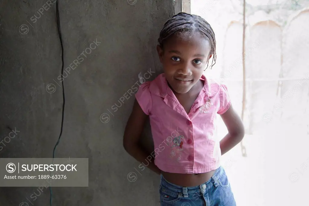 portrait of a girl, pierre payen, haiti