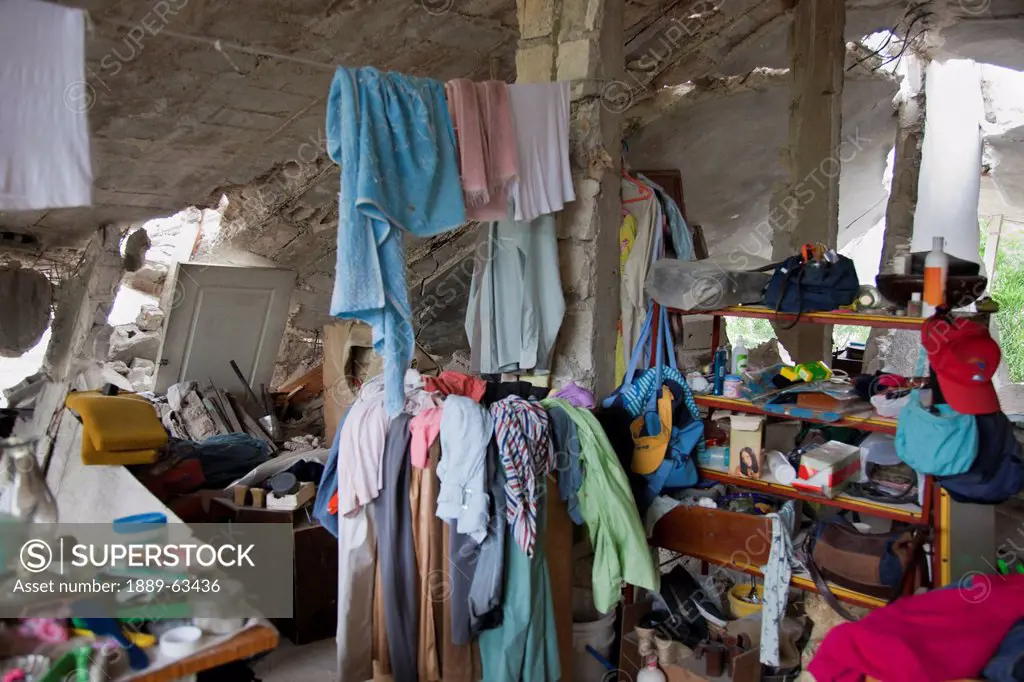 items gathered inside a home after the earthquake, port_au_prince, haiti