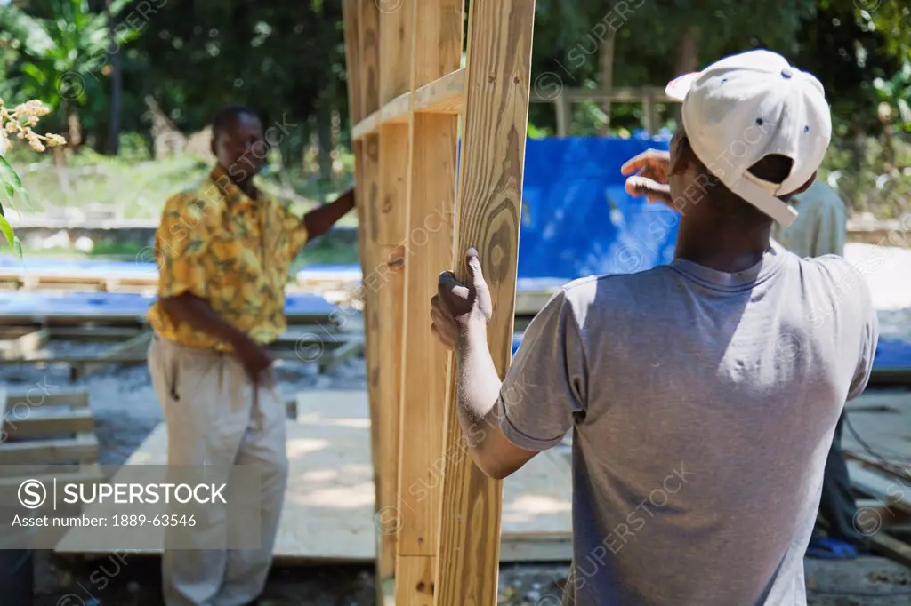 haitians rebuild after the earthquake, port_au_prince, haiti