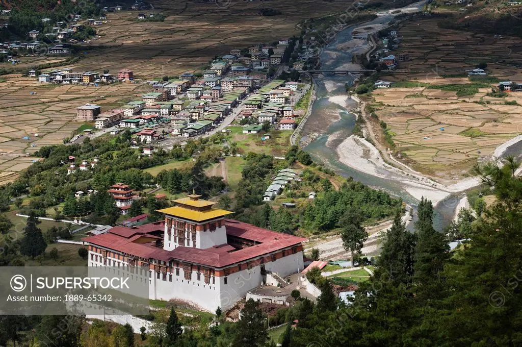 rinpung dzong, paro district bhutan