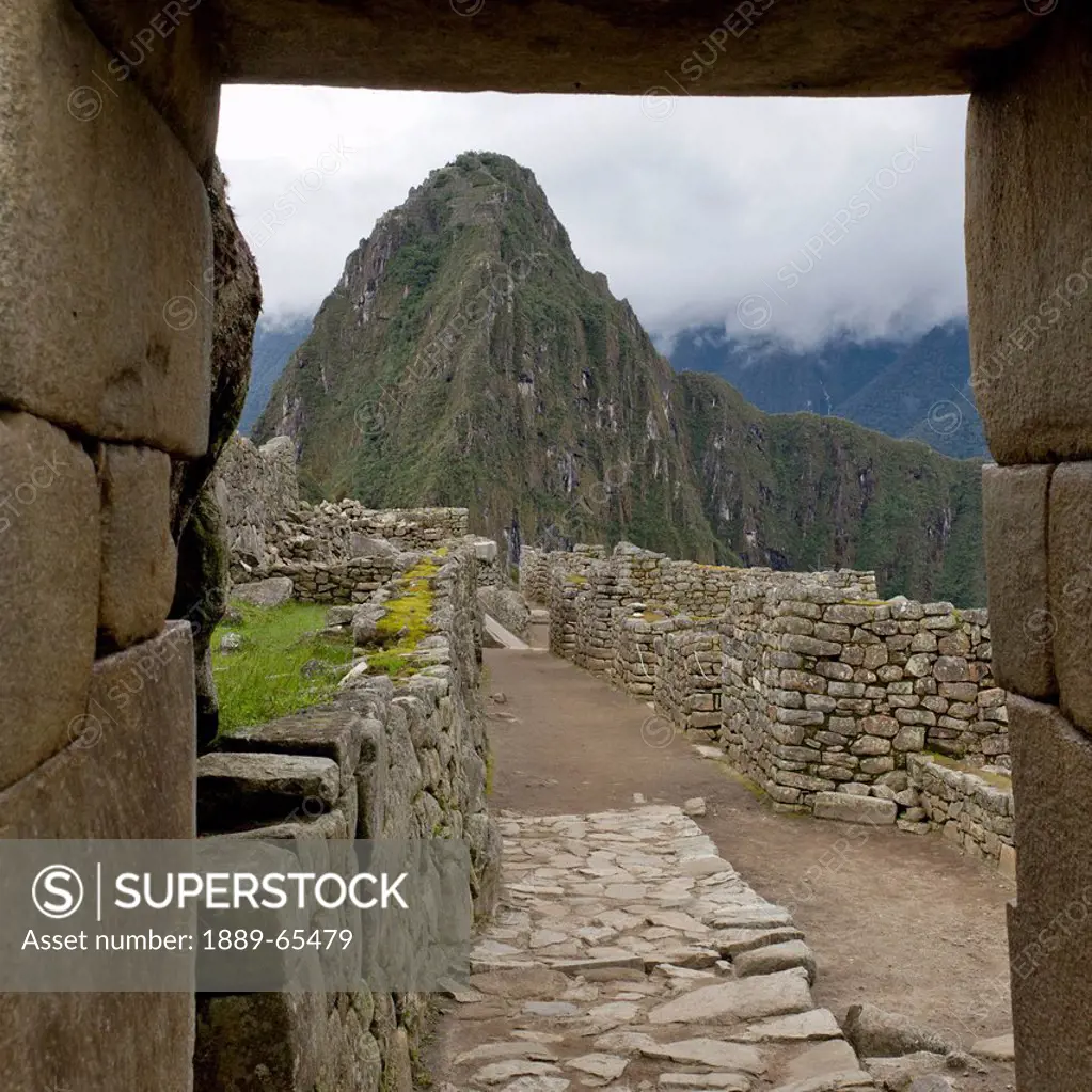 the historic inca site machu picchu, peru