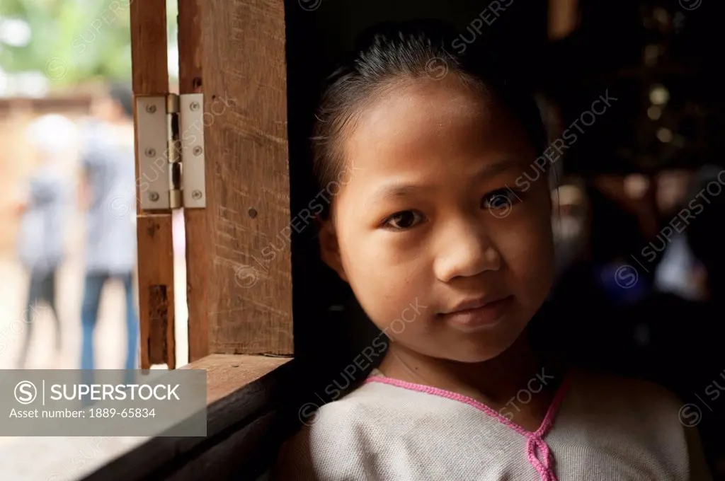 karen refugee child at mae la refugee camp, mae sot thailand
